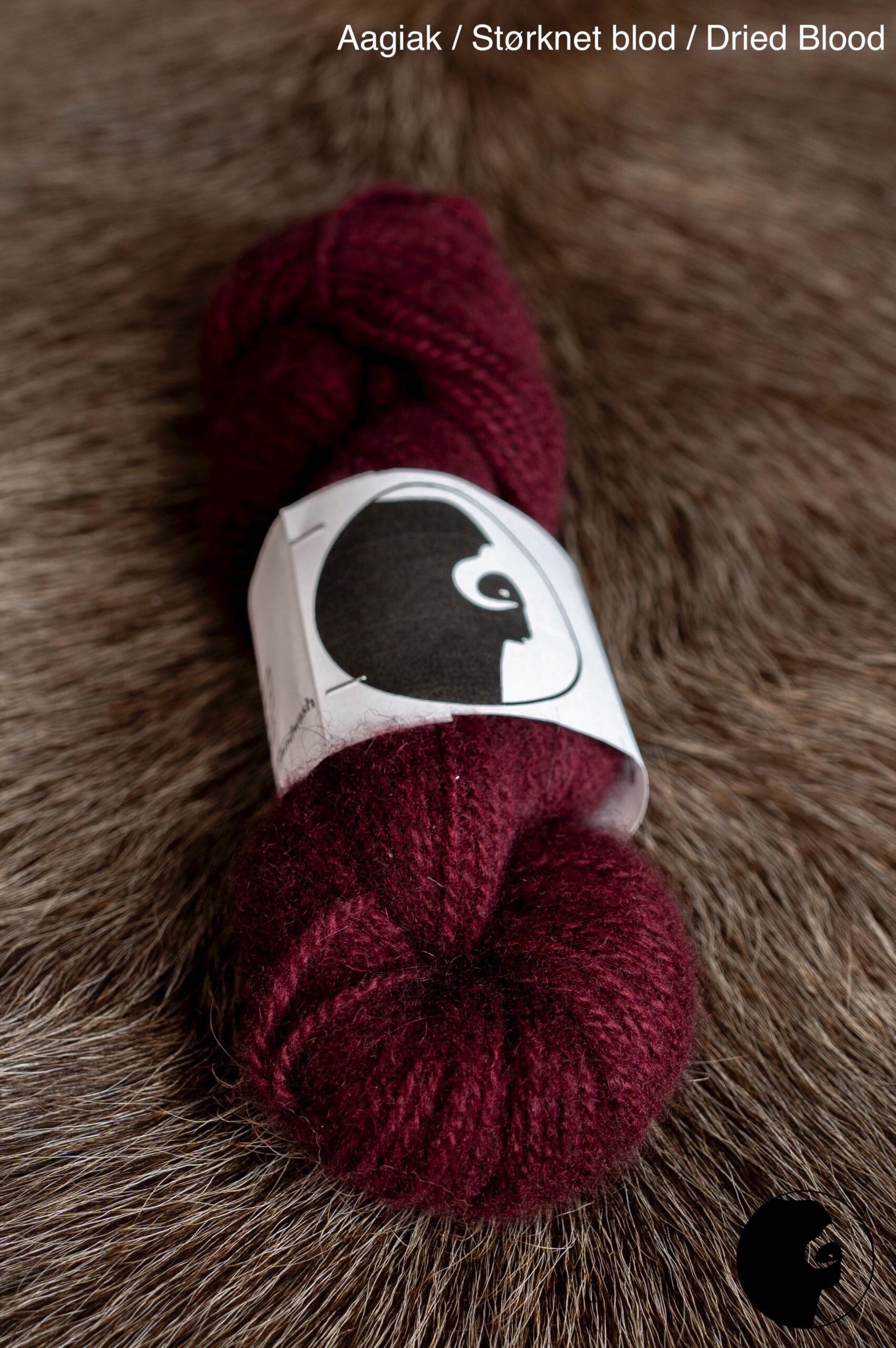 Dyed musk ox yarn