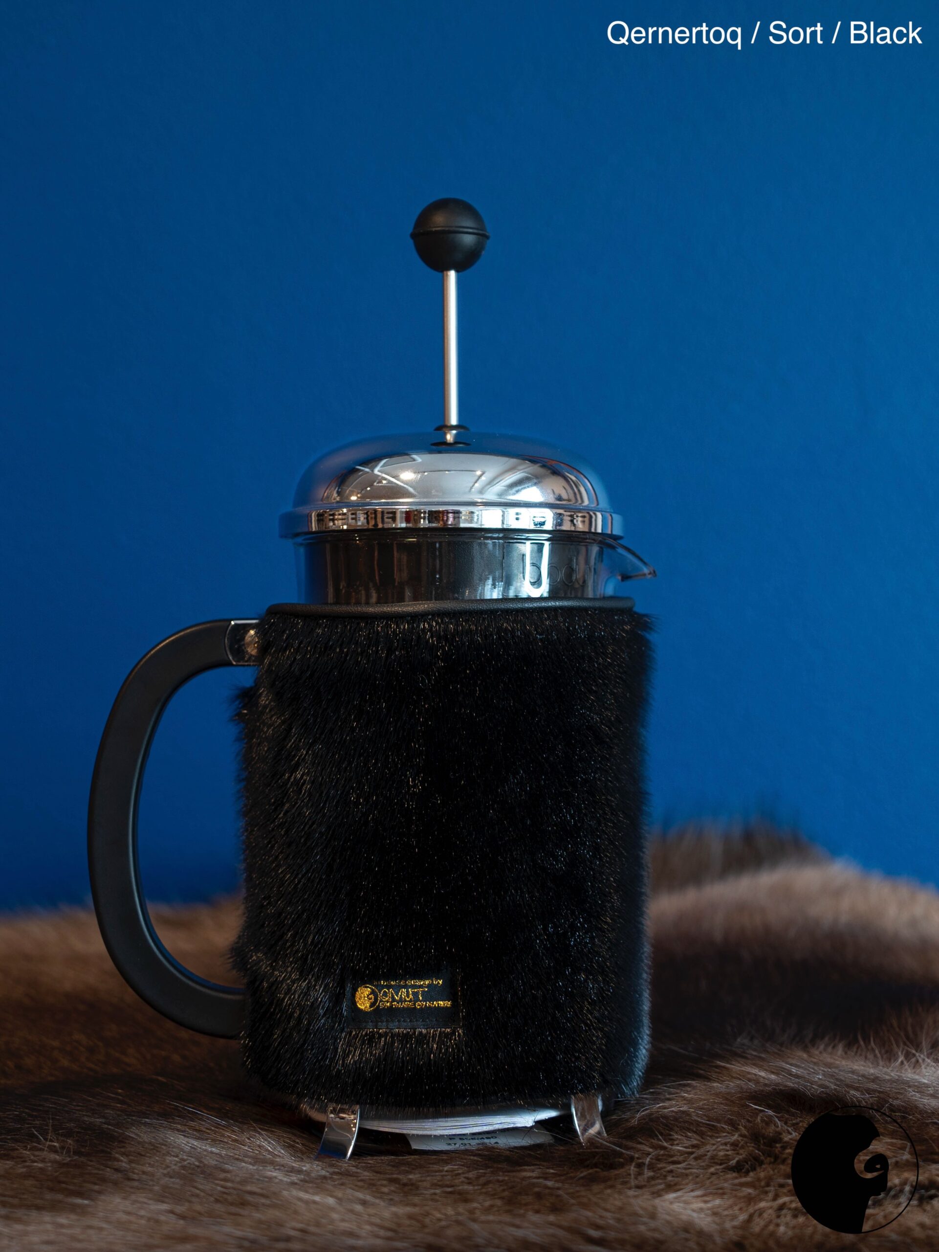 Cafetiere warmer in sealskin